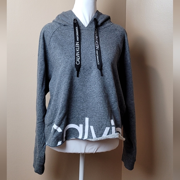 Calvin Klein Crop Hoodie - Picture 2 of 6